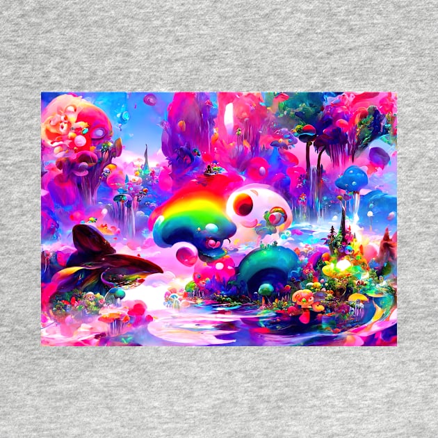 Color Globs | Rainbow Aquatica by AlexandrAIart